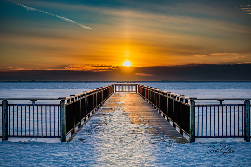 Gallagher Pier At Sunset