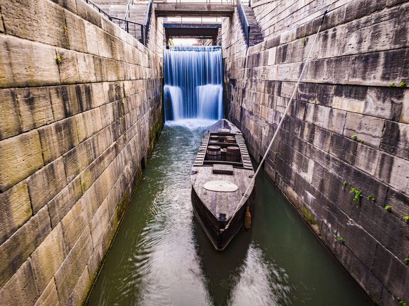 Lockport Flight Of Five Locks