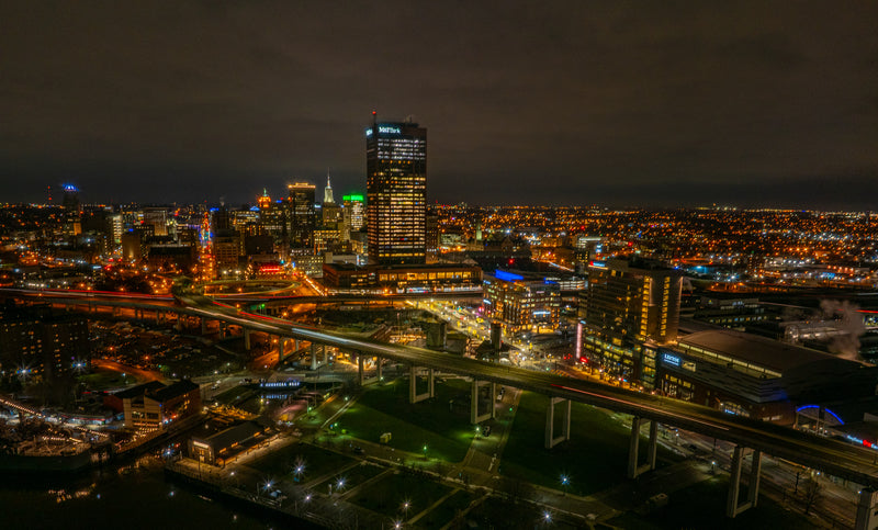 Buffalo Lights at Canalside