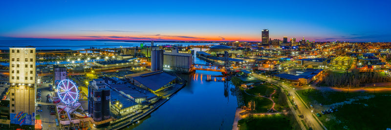 River Works Sunset